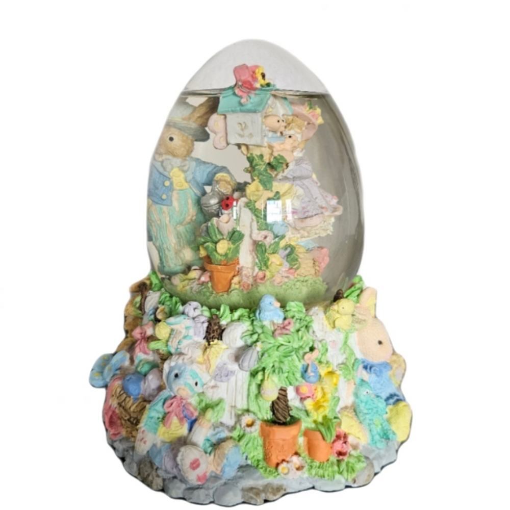 Big Easter Musical Water Globe